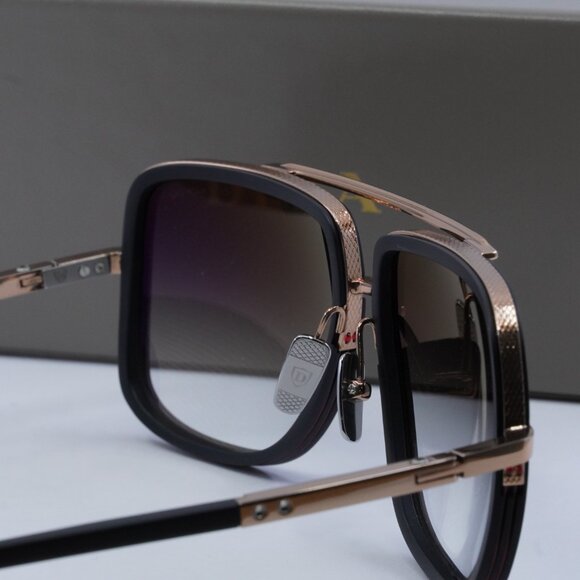 Dita MACH-ONE DRX 2030-L Aviator Sunglasses - Matte Black/Gold/Grey - Picture 10 of 11